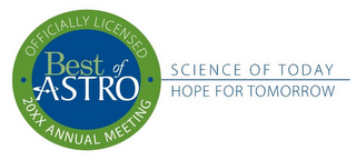 BEST OF ASTRO OFFICIALLY LICENSED 20XX ANNUAL MEETING SCIENCE OF TODAY HOPE FOR TOMORROW logo