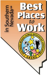 BEST PLACES TO WORK IN SOUTHERN NEVADA SOUTHERN NEVADA HUMAN RESOURCES ASSOCIATION SNHRA logo