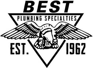 BEST PLUMBING SPECIALTIES EST. 1962 logo