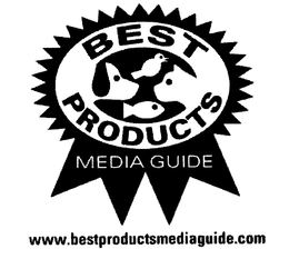 BEST PRODUCTS MEDIA GUIDE WWW.BESTPRODUCTSMEDIAGUIDE.COM logo