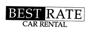 BEST RATE CAR RENTAL logo