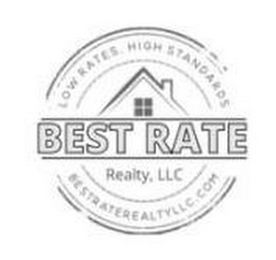 BEST RATE REALTY, LLC LOW RATES, HIGH STANDARDS BESTRATEREALTYLLC.COM logo