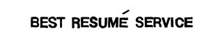 BEST RESUME SERVICE logo