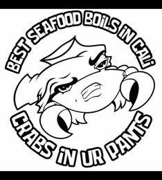 BEST SEAFOOD BOILS IN CALICRABS IN UR PANTS logo