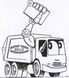 BEST WAY DISPOSAL BEST IN SERVICE logo