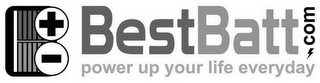 BESTBATT COM POWER UP YOUR LIFE EVERYDAY logo