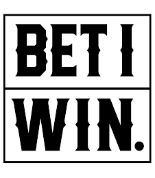 BET I WIN. logo