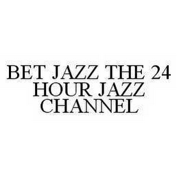 BET JAZZ THE 24 HOUR JAZZ CHANNEL logo