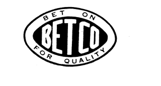 BET ON BETCO FOR QUALITY logo