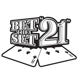 BET THE SET "21" 8 8 logo