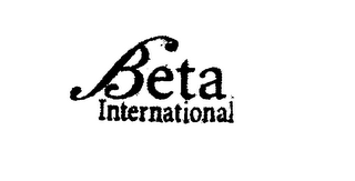 BETA INTERNATIONAL logo
