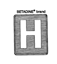 BETADINE BRAND H logo