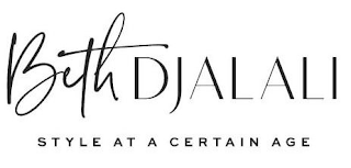 BETH DJALALI STYLE AT A CERTAIN AGE logo