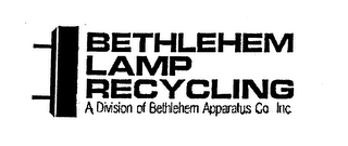 BETHLEHEM LAMP RECYCLING A DIVISION OF BETHLEHEM APPARATUS CO., INC. logo