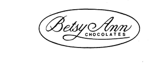 BETSY ANN CHOCOLATES logo