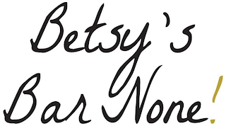 BETSY'S BAR NONE! logo