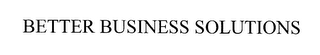 BETTER BUSINESS SOLUTIONS logo