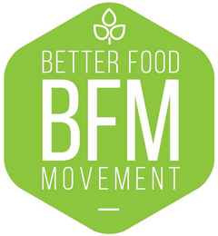 BETTER FOOD MOVEMENT BFM logo