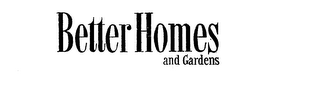BETTER HOMES AND GARDENS logo