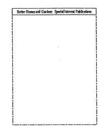 BETTER HOMES AND GARDENS SPECIAL INTEREST PUBLICATIONS logo