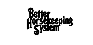 BETTER HORSEKEEPING SYSTEM logo