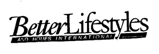 BETTER LIFESTYLES AND HOMES INTERNATIONAL logo