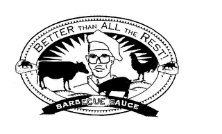 BETTER THAN ALL THE REST! BARBECUE SAUCE logo