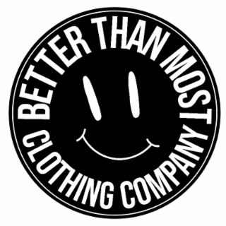 BETTER THAN MOST CLOTHING COMPANY logo