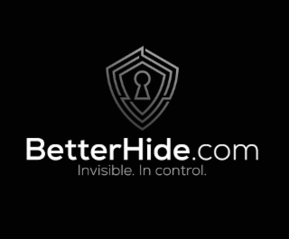 BETTERHIDE.COM INVISIBLE. IN CONTROL. logo