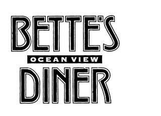 BETTE'S OCEAN VIEW DINER logo