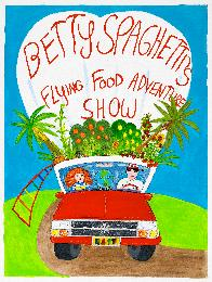 BETTY SPAGHETTI'S FLYING FOOD ADVENTURE SHOW logo