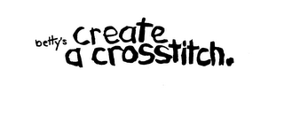 BETTY'S CREATE A CROSSTITCH. logo