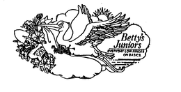 BETTY'S JUNIORS EVERYDAY LOW PRICES ON BASICS. POTTING SOIL logo