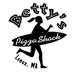 BETTY'S PIZZA SHACK LENOX, MA logo