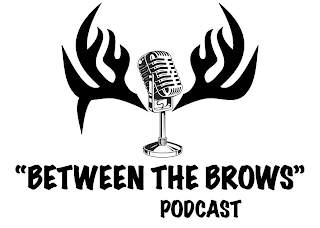 "BETWEEN THE BROWS" PODCAST logo