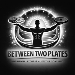 BETWEEN TWO PLATES NUTRITION FITNESS LIFESTYLE COACHING logo