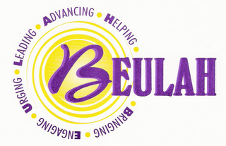 BEULAH · BRINGING · ENGAGING · URGING · LEADING · ADVANCING · HELPING · logo