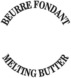 BEURRE FONDANT MELTING BUTTER logo