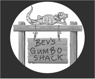BEV BEV'S GUMBO SHACK logo