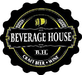 BEVERAGE HOUSE B.H. CRAFT BEER WINE logo