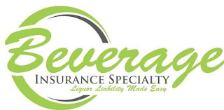 BEVERAGE INSURANCE SPECIALTY LIQUOR LIABILITY MADE EASY logo