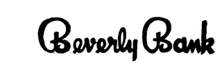 BEVERLY BANK logo