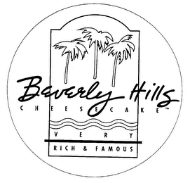BEVERLY HILLS CHEESECAKE VERY RICH & FAMOUS logo