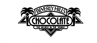 BEVERLY HILLS CHOCOLATE THE RICHEST IN THE WORLD logo