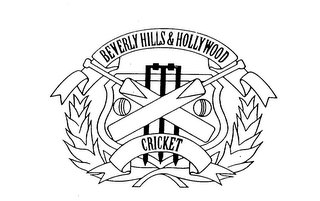 BEVERLY HILLS & HOLLYWOOD CRICKET logo
