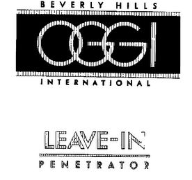 BEVERLY HILLS OGGI INTERNATIONAL LEAVE-IN PENETRATOR logo