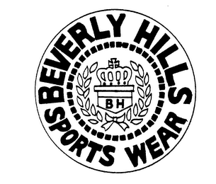 BEVERLY HILLS SPORTS WEAR BH logo