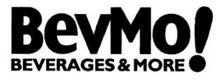 BEVMO! BEVERAGES & MORE logo