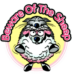 BEWARE OF THE SHEEP logo