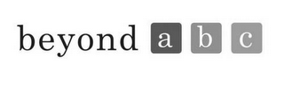 BEYOND ABC logo
